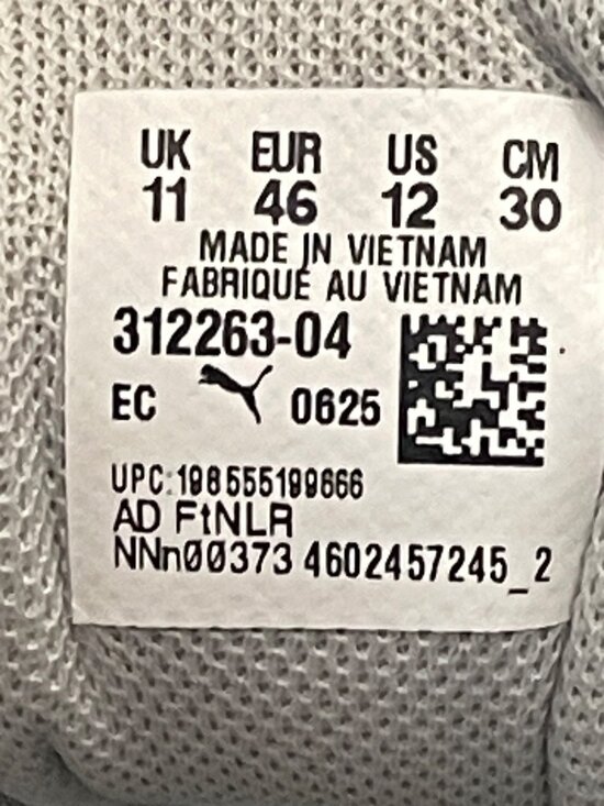 PUMA Men’s Disperse Sneakers Gray SoftFoam+ Training Shoes Size 12 - Picture 12 of 12